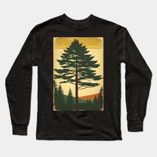 one pine vintage style Long Sleeve T-Shirt